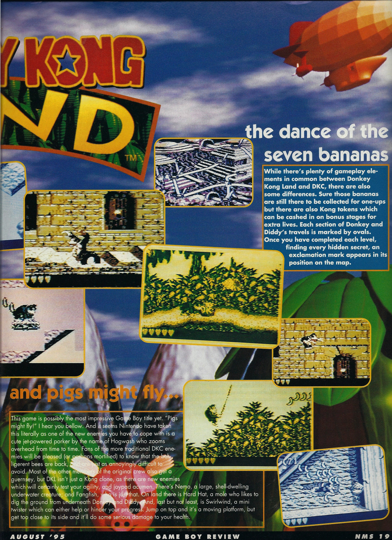 Their review of Donkey Kong Land on the Game Boy, giving it 96 / 100