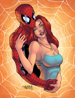 Spider-Man and Mary Jane by J-Skipper 