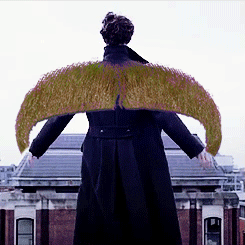 brostephhhx:  Clearly, what we didnâ€™t see was that Sherlock borrowed Johnâ€™s moustache and used it as a parachute device and floated safely to the ground from the building. Thatâ€™s why he didnâ€™t die.  John&rsquo;s Mustache Week: Day 7