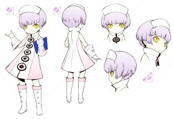 noahes:  Persona Q Shadow of the Labyrinth Official Visual MaterialsConcept artwork of Elizabeth 