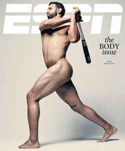 maleassets:  fuckustevepena:  Jose Bautista makes the cover of ESPNs Body Issue    Feeling A lil naughty? http://dannyboi2.tumblr.com/links   