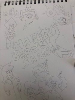Happy Birthday Shads! I know I don’t know you personally, but I feel like I’ve got to make you something for you birthday because of how much joy you’ve brought to many days where I needed it. Thank you so much for everything, and I hope you have