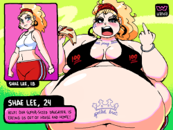 Fattitude by w-oo-t# &ldquo;She&rsquo;s got an attitude as big as her appetite&rdquo;