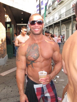  pornstar Matthew Rush hanging on the streets of New Orleans 