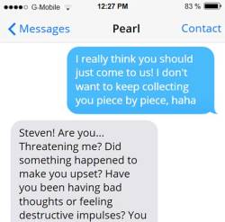 The perils of having “Pearl” and “Peridot” right next to each other in your contacts
