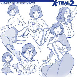 x-teal2:  Elizabeth and her versions … support me on patreon.com/X_teal2  =) HF profile This is the character of the week, every week I will do one of these for my Patreon =)all the people who support me in Patreon can vote… X) 