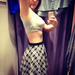 oh-miss-lee:  My love affair with the gym is finally making me feel good #gym #fitness #waist #girl #skirt #topshop #croptop #curvy #weightloss #fashion #pose #shameless #apologies #dress #outfit #changingroom #happy