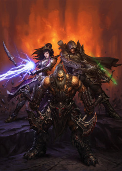 gamefreaksnz:  Diablo III console multiplayer trailer, E3 screens  Blizzard has delivered a new trailer and screenshot gallery that shows off the Diablo III’s multiplayer on the console.