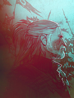 maximaule:  &ldquo;Here’s the early concept of Geralt of Rivia that was shown to the team during the first internal presentation of The Witcher 3: Wild Hunt.&rdquo; 