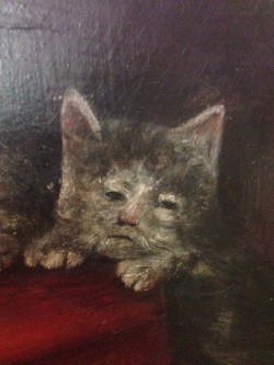 shiftythrifting:  fetus-cakes:  muirin007:  memeufacturing:  medieval painters: what is a feline? a miserable and fuzzy humanoid perhaps?  Medieval artists who had never seen the animals they were painting or who were working without references is one