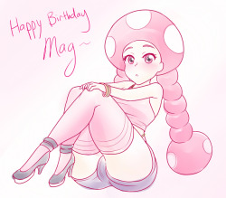 Happy Birthday @magsamaInspired by his bimbo toadette, I gotta practice drawing thicc more