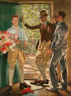 nelsoncarpenter:  garelee:  The Garden Door. by William Bruce Ellis Ranken, 1926