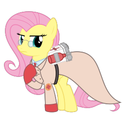 avastindy:  Fluttershy as Medic from Team Fortress 2 Art by Me (Avastindy) 