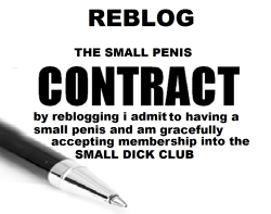 blackoverwhiteworld:  blogwhitechiclove: ALL MEN WITH SMALL PENISES MUST SIGN THIS THIS IS A WHITE MEN ONLY CLUB   I totally submit that I have an extremely small penis and I&rsquo;m a submissive sissy white faggot!!