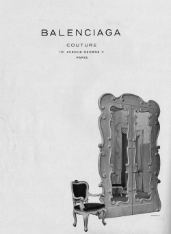 Vintage Balenciaga ad - 1930&rsquo;s