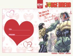 I know it’s really.. reaaaaaally late but, i just love this valentine postcardMan i haven’t read 2000AD in years&hellip; so IDK who she is, or if she is a character, or if she is Barbara with a new design, anyway somebody will correct me later
