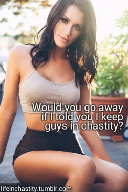Challenge: Ask a woman if she’d date you if you’d be in chastity!
