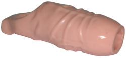 Thick Ur Dick - Flesh I read the other reviews before buying, but thought they were farfetched. When this arrived, OMG! Its huge! It is as wide as a 20 oz bottle and can be intimidating. Made sure the wife was well lubed, ate her out, lubed this toy up,