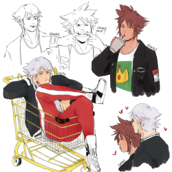 mi5ul:  ok, so listen, i have this new kink and it is drawing riku and the guys from kingdom hearts in stylish clothes and maybe i’ll do a zine but idk, i just really love seeing them in high fashion and yea have ma boys
