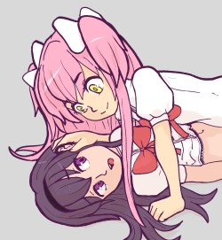 Wrathful Madoka taking revenge!  &ldquo;M-Madoka&hellip;&quot;  &quot;You really are so cute, Homura-chan, but I&rsquo;m still mad at you &lt;3&hellip; Now tell me you&rsquo;re sorry!&quot;  &quot;Imshhorwy!&rdquo; &ldquo;I can&rsquo;t hear you, Homura-ch