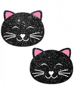 toywillow:  Sparkly Kitty Pasties on ToyWillow http://www.toywillow.com/product/CNVELD-8286-96/kitty-black-glitter-cat-pasties-os 