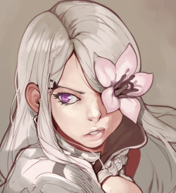 norasuko-safe:  Zero from Drakengard 3. You can check the drawing process video on my YT channel. Patreon / Twitter / Pixiv  
