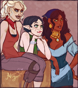orokay:  da2 dlc where you and the fam just sit in different places around kirkwall and judge people 