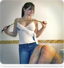 femaledominationxxx:  Watch this pic at full resolution here http://femaledomination.boobsandasses.net/female-domination/spanked2tearsnice-stripes Check it out our complete archive here http://goo.gl/eEfn5k  