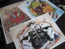 electricalivia:  Star Wars prints on sale now on my bigcartel! These have been marked down to บ! That’s 50% off! You could even own the originals, which have finally been released for sale. Click HERE to take a peek!