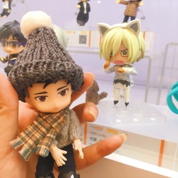 bunbumpbumpus:Sorry everyone it’s not my art again. I came to a Donjin Exhibition in Shanghai today and happened to see Yuri Nendo at the official stand of GSC. I have my Beka with me so I have to take this picture. I WANT MY YURI NENDO NOW😭😭😭😭😭😭😭😭😭😭😭😭