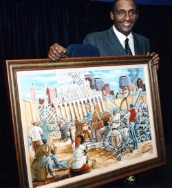 nightskyybeauty:  on-fleeque:  poise-n-ivy9:thecontroversydaily:  THE AMAZING ART OF ERNIE BARNES   Good times!  I want these in my home!!!!  I want the 2nd one I use to have that in my hse growing up