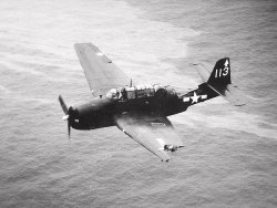 Lt. King&rsquo;s TBF Avenger after it was hit by Cosbie&rsquo;s plane 1945 full story: uss-bennington