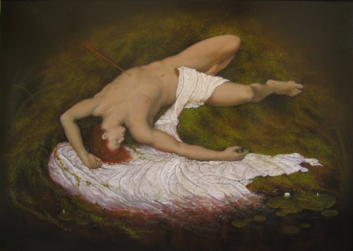 ganymedesrocks:  Giorgio Dante, b. 1982, “Flesh and Passion’’, also seen at CFM Gallery &amp; JKK Fine Arts, New York City, May-June 2008