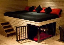 paraphiliaisfun:  villainouscenobite:Some interesting ideas for the bdsm lifestyle enthusiast.Love that first one. Good use of storage space.