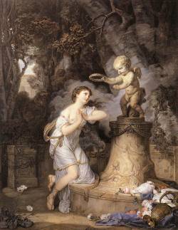 artmastered:  Jean-Baptiste Greuze, Votive Offering to Cupid, 1767 