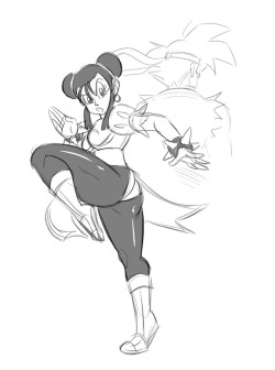   askeclipsestargem said to funsexydragonball: Hm don&rsquo;t you think chichi kinda looks like chun li?  I’ve always thought that. ;D
