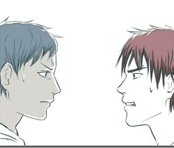 liamsen:  One Year Without You Happy aokaga exchange and aokaga day! :DGifter: Liamsen Giftee: ElinNotes: Yea..I spend a little more than 3 hours on this +_+ Prompt:  Aomine and Kagami break up up for a year and get back together because they miss each
