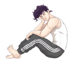 toothyfangs:  Here’s a floating Josuke.
