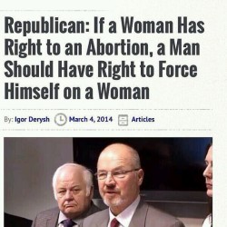 iliketoeatsalamanders:  NO NO NO NO NO.  ABORTION AND RAPE ARE 2 DIFFERENT FUCKING THINGS. A WOMAN BEING FORCED TO CARRY A BABY FOR 9 FUCKING MONTHS DOES NOT COMPARE TO SOME SICK FUCK WANTING TO JAM HIS DICK IN SOMETHING.