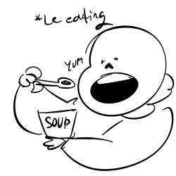 shitpostundertale:  no soup only goop 