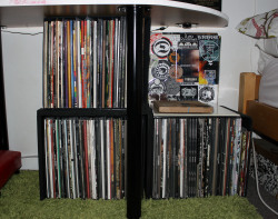 top-five-records:  Gave my stereo to my mum, moved the box over from the end of my bed AND I have room for a fourth box when needs be/clear space to put a fifth box back at the end of my bed.I’d say a somewhat successful re-organisation day! 
