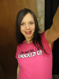 cimarron11021970:  Fuck just first sight of her shirt gets me horny, then I look and follow only to see what’s filling it in and my dick gets rock hard 