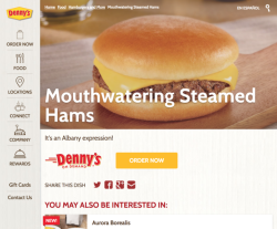 prince-bully-koopa: dennys:  from one of our albany locations  Darn you and your regional dialect. 