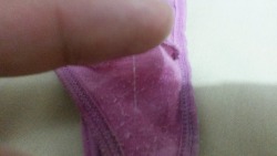 menscool1 submitted:  My girlfriend is ovulating, I like to smell her panties &hellip;&hellip; smell delicious juices are my delight &hellip;. i love dirty panties my girlfriend. This morning was wearing.
