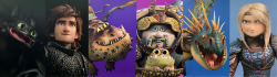 icnyght: HTTYD 3 promotional images @ 2018 Licensing Expo 1st hq images from source and 2nd from source (I havent found a hq of the twins, and poor tuffnut, the door frame and angle warped him) update: found em 