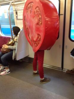 w-gglytuff:  aragaki-ayase:  why is there a fucking tomato in the train  it’s trying to ketchup with the rest of the sandwich  