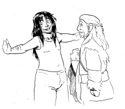 tagathsketch:  FtM!Kili, inspired by It’s Gonna Get Weirder ‘Til I’m Gone  because it’s queer dwarves week-end in my brain, it seems, and I really like the idea of a trans* Kili as a rule  SQUEALS WITH DELIGHT.  Thank you so much, Tag!  You&rsquo;re