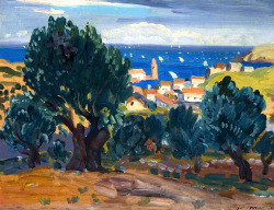 bofransson:  Olives at CollioureJames Dickson Innes - 1911 