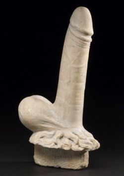 blackpaint20: Carved male genitalia, Pompeii, 1-79 AD. 