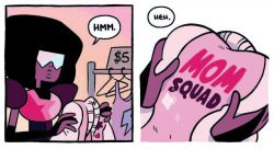 kaboomcomics:  Steven Universe: Too Cool for School OGN Garnet is the captain of Mom Squad. 
